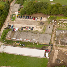 Coldharbour Farm - Heathfield - Aerial View - Before