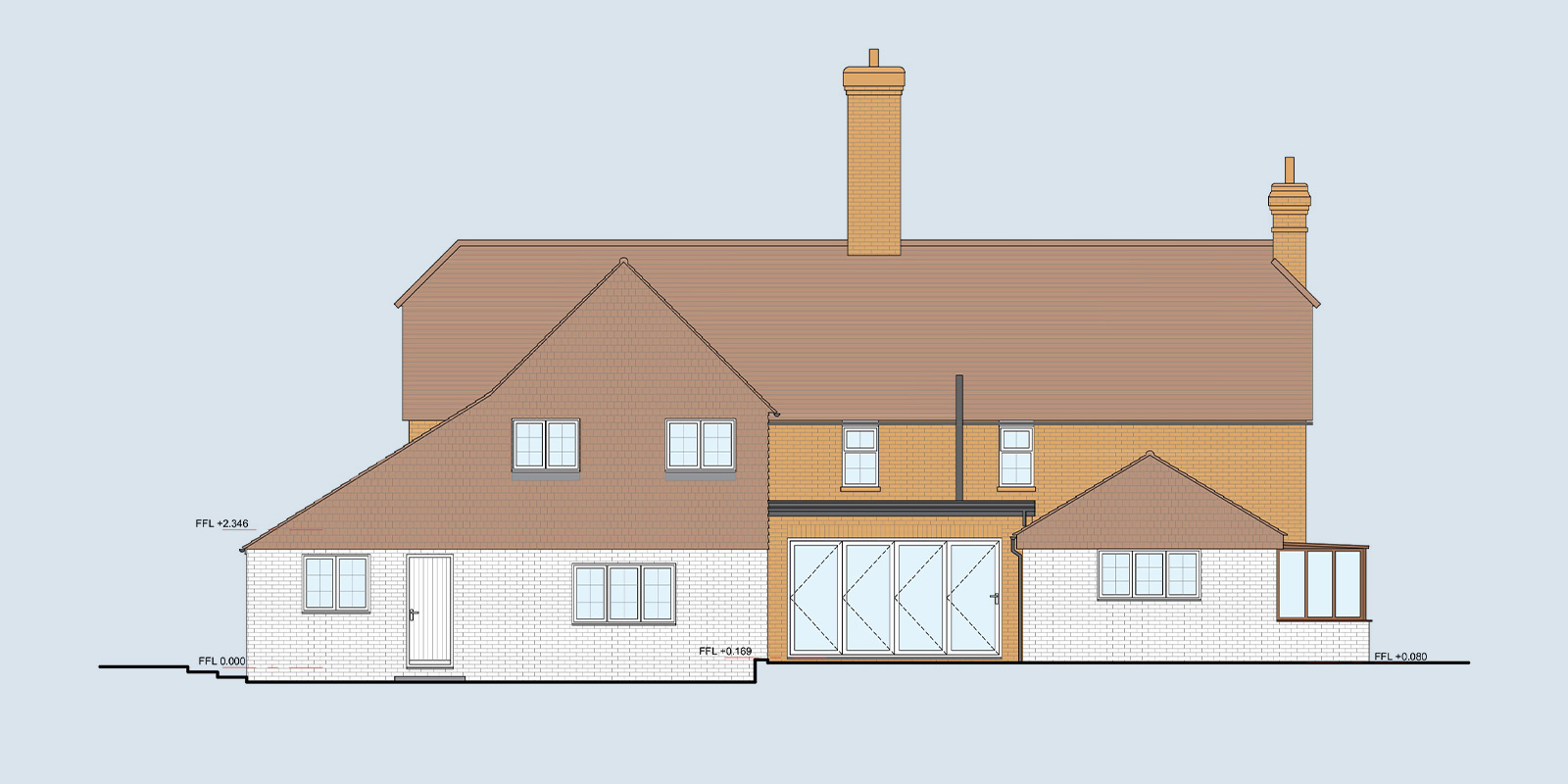 Extension for Grade II Listed Home - Arlington - 01