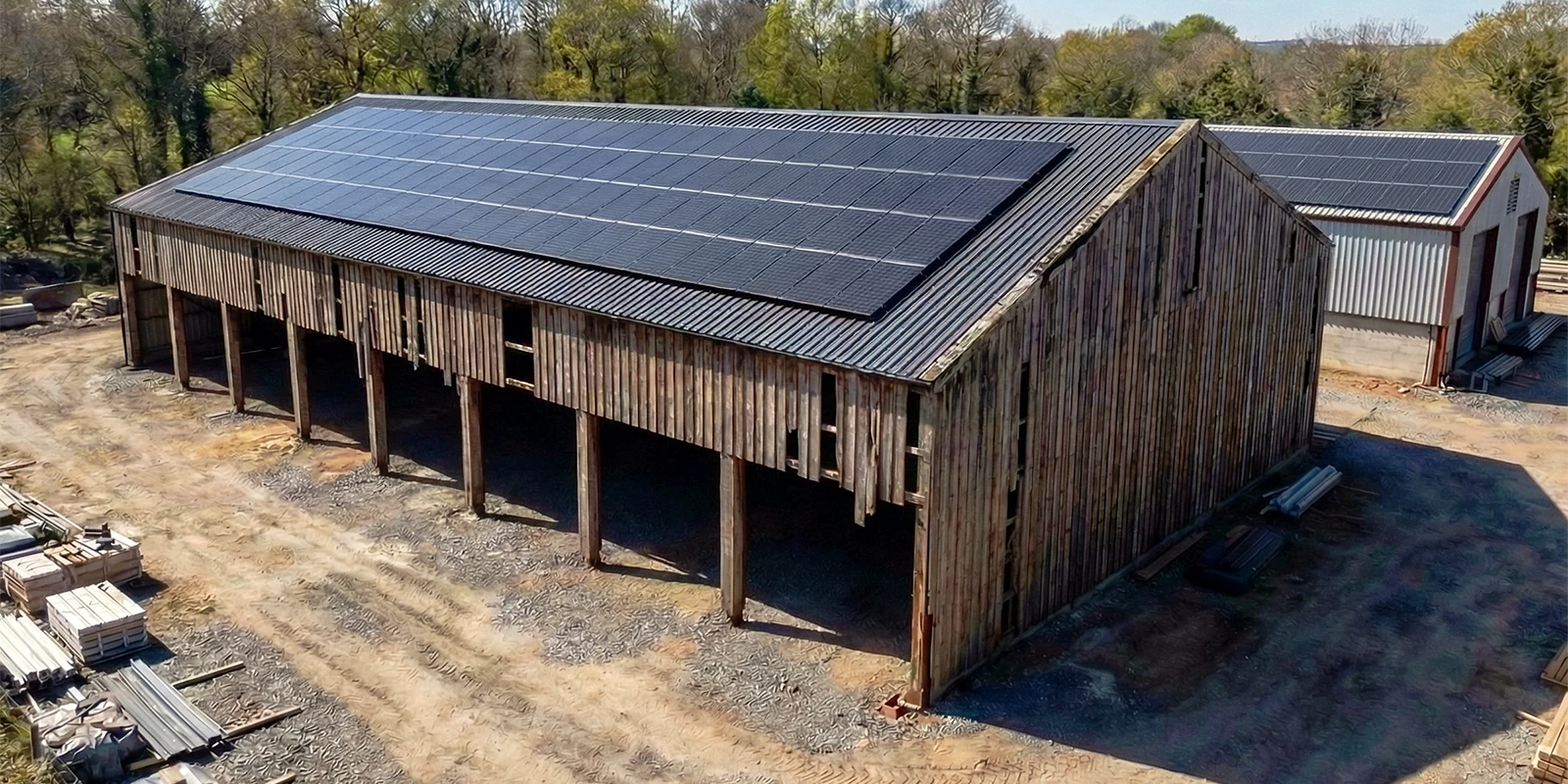 Large-scale Solar Installation on a Working Farm - Jevington