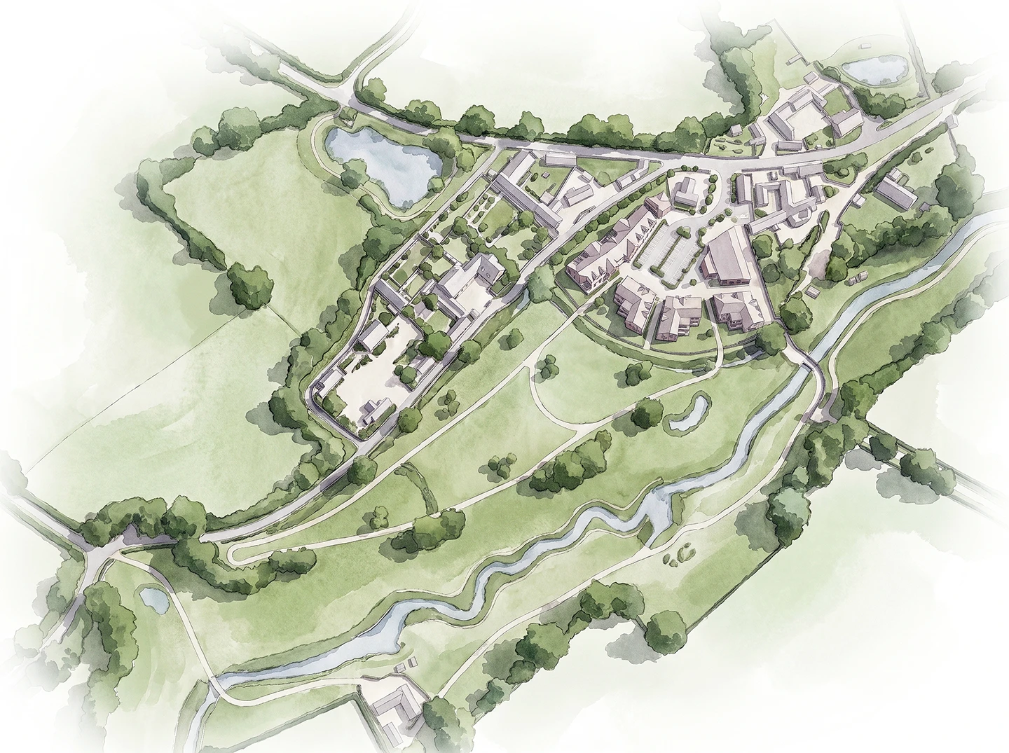 A master plan for a luxury medical and wellness destination - Oxfordshire - 02