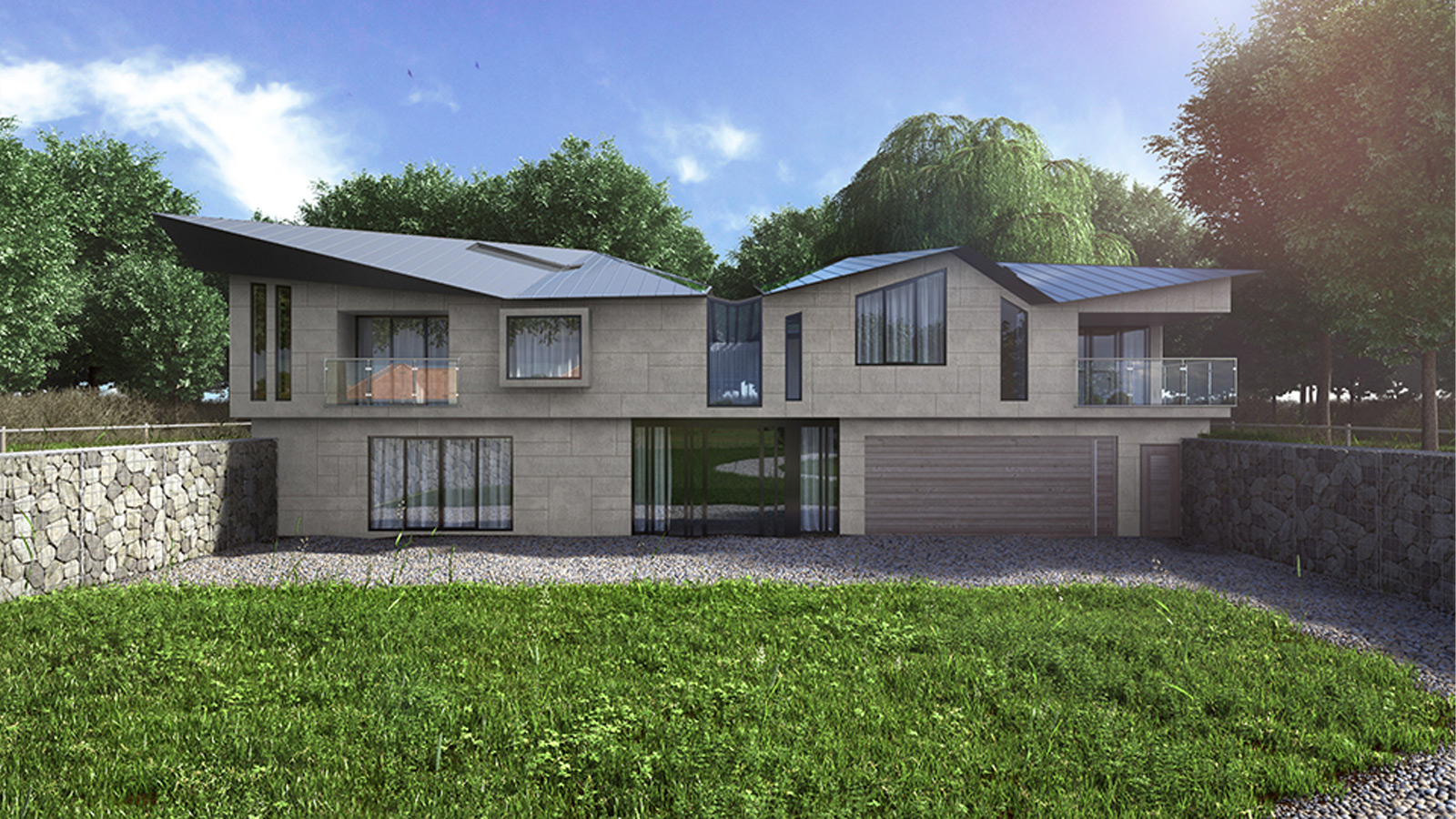 Modern Home With Rolling Roof - Maresfield - 03