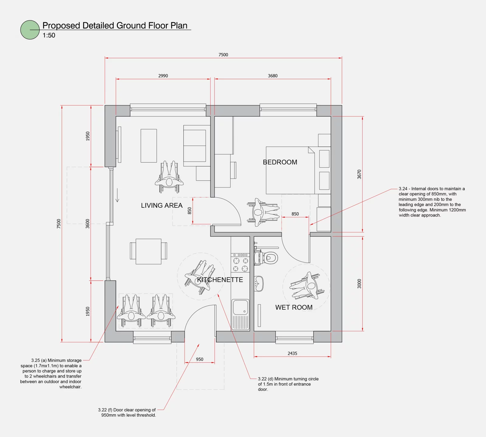 New Annexe in Hellingly – Ground Floor Plan