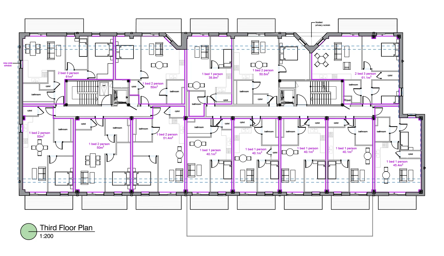 New homes on a former car park - Slough - 08