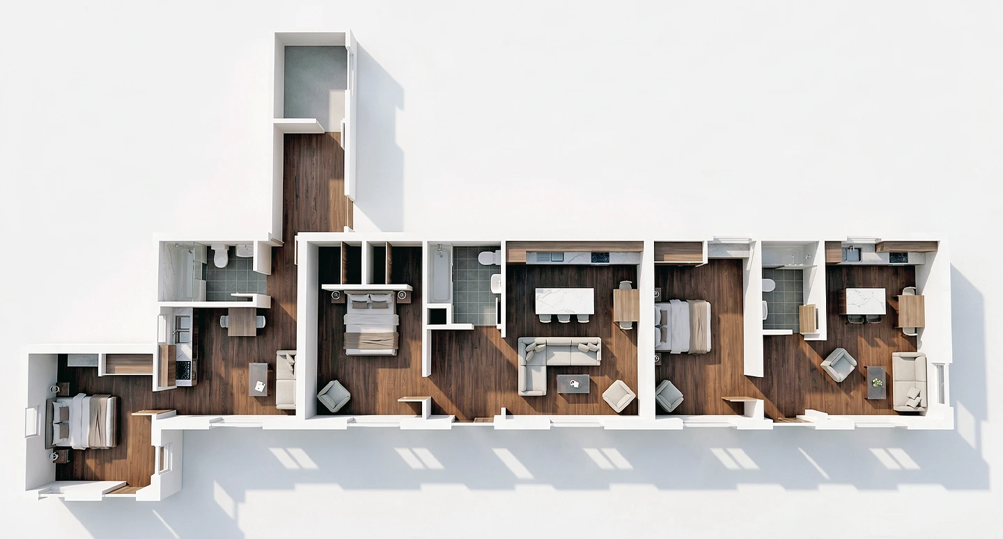 Small scale holiday lets in a sensitive rural setting - 02