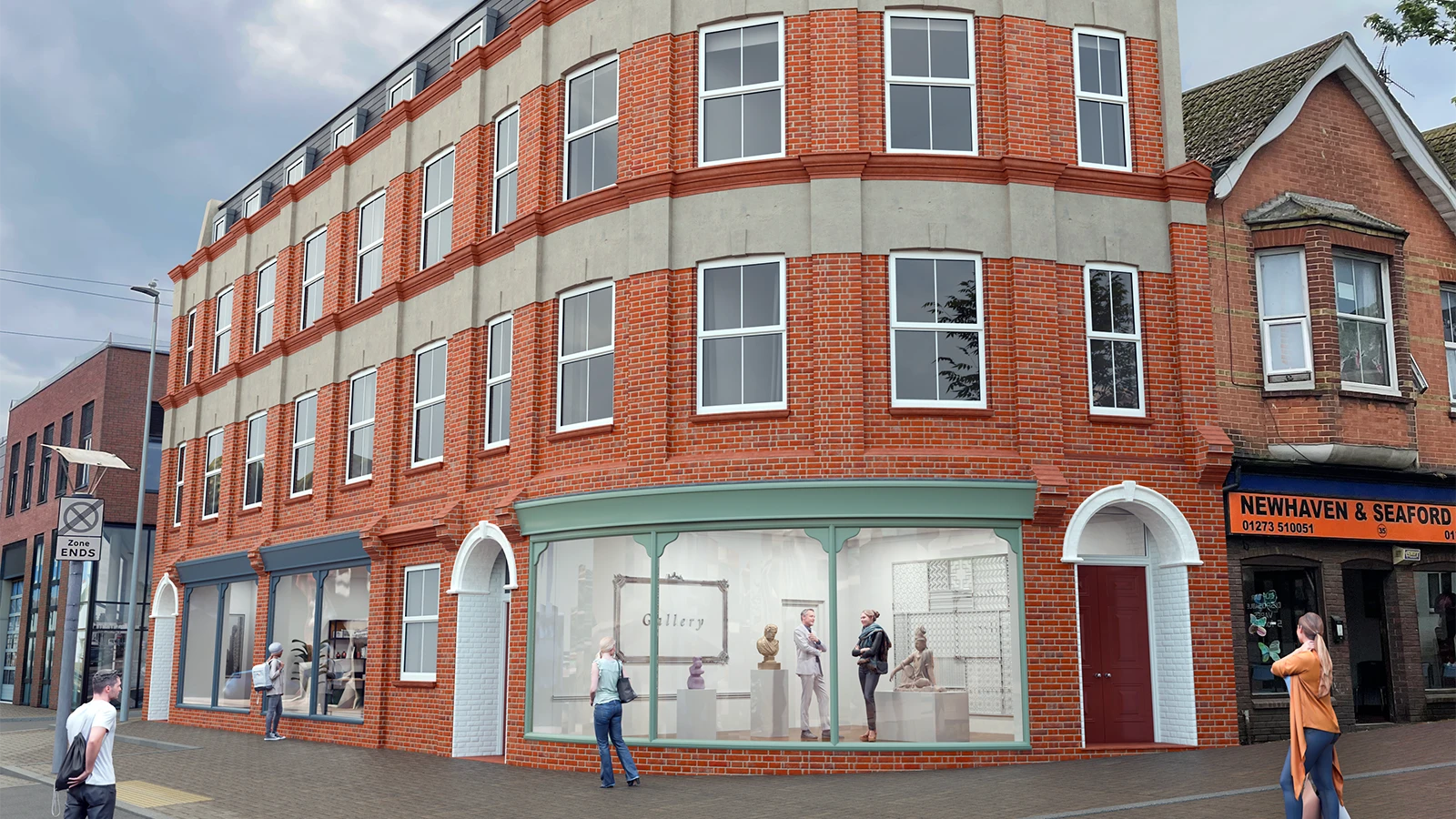 Spruce Architecture - Two-story extension for commercial and residential - newhaven