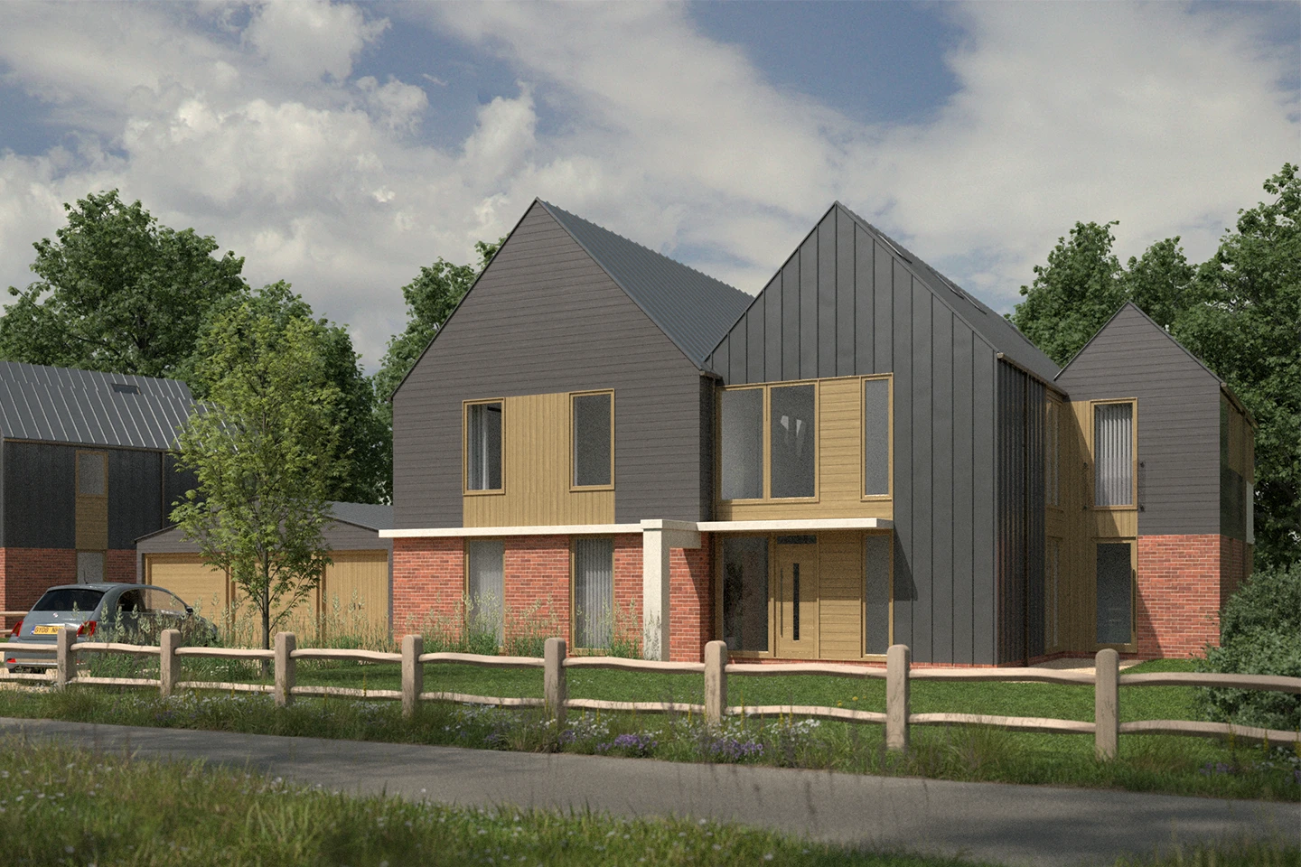 Two new family homes within a mature landscape setting - Sussex - 02