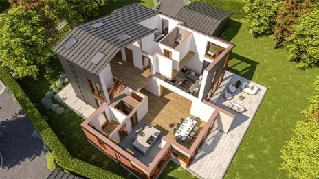Two new family homes within a mature landscape setting - Sussex